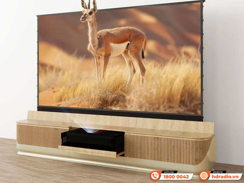 Tủ kệ đặt máy chiếu, màn chiếu siêu gần Vividstorm Dune