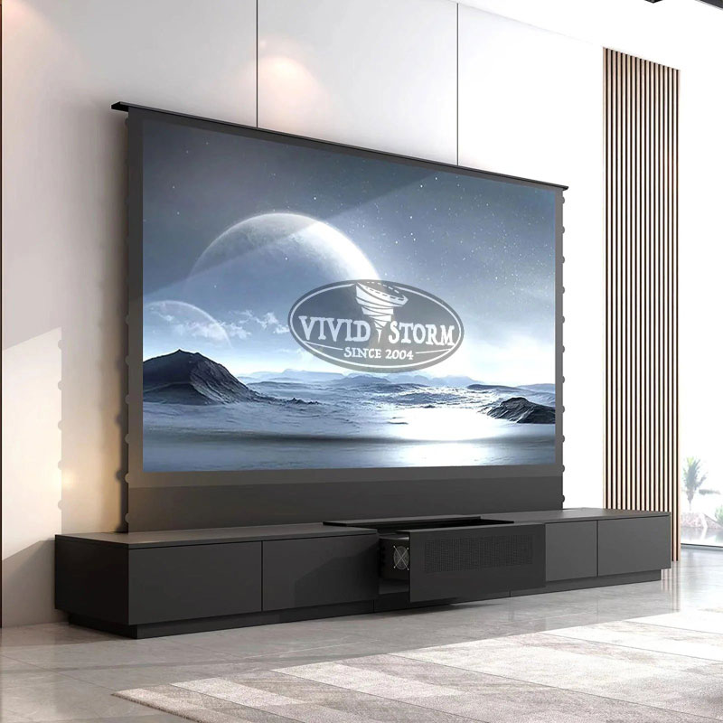 Tủ Kệ Đặt Máy Chiếu Màn Chiếu Siêu Gần Vividstorm Monte Carlo, 100 inch, 120 inch Tủ Kệ Đặt Máy Chiếu Màn Chiếu Siêu Gần Vividstorm Monte Carlo, 100 inch, 120 inch