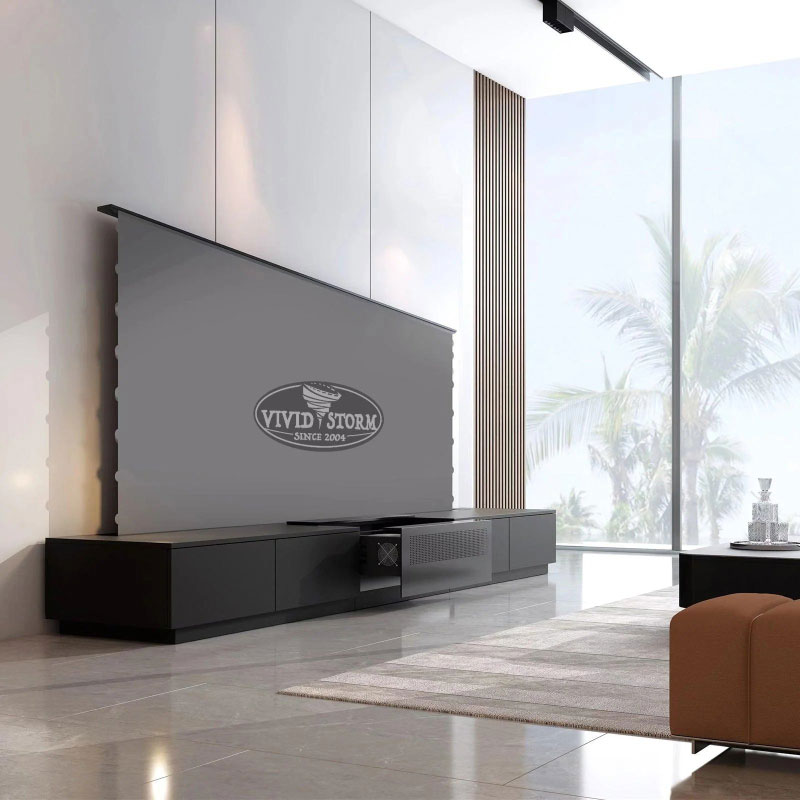 Tủ Kệ Đặt Máy Chiếu Màn Chiếu Siêu Gần Vividstorm Monte Carlo, 100 inch, 120 inch-4