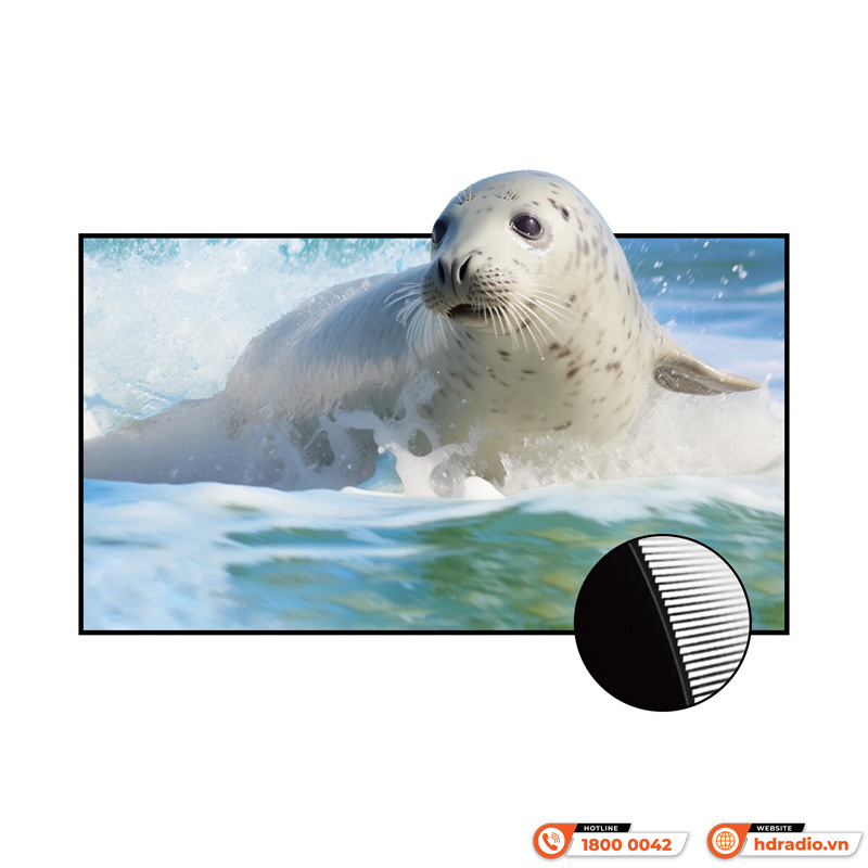 Màn chiếu quang học Vividstorm VCVFFUST100H (100 Inch, 16:9) Dùng Cho Máy Chiếu Gần-1