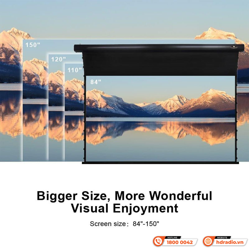 Màn chiếu xuyên âm Vividstorm VMSLPW120H