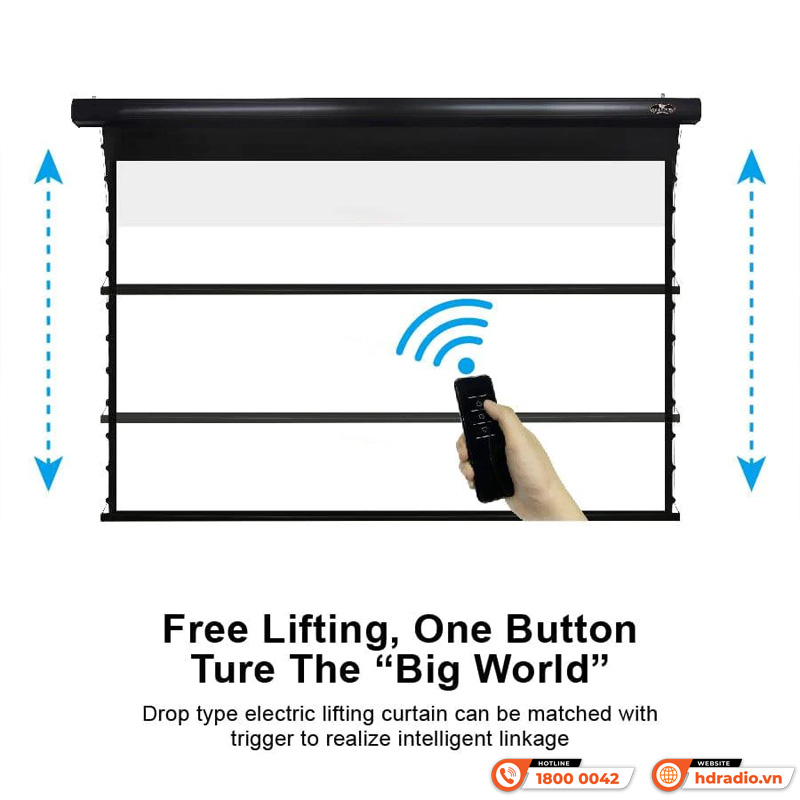 Màn chiếu xuyên âm Vividstorm VMSLPW120H