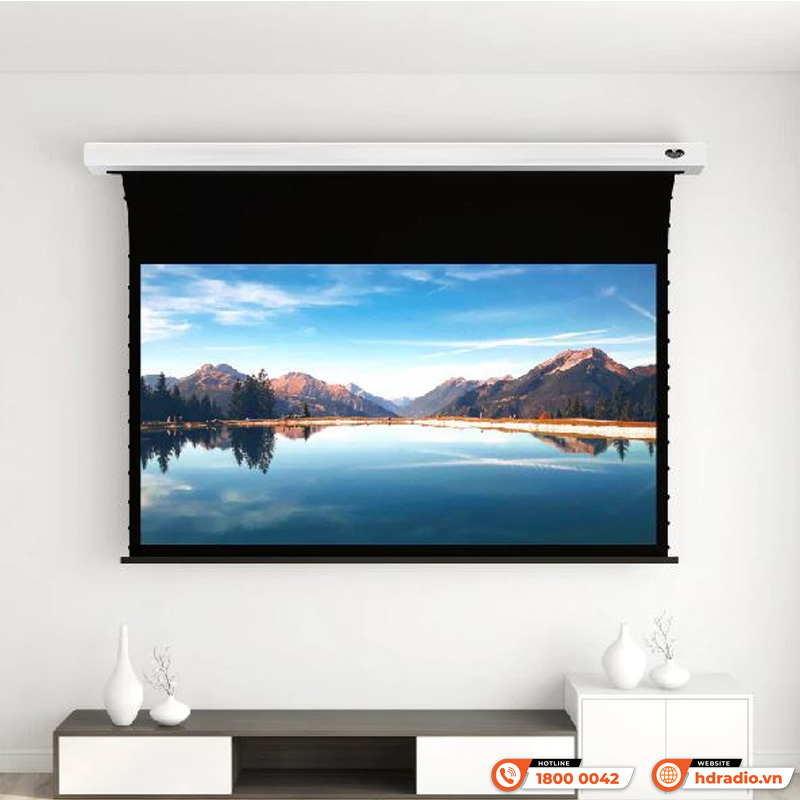 Màn chiếu điện Tab-tensioned Vividstorm VMSLW150H-2