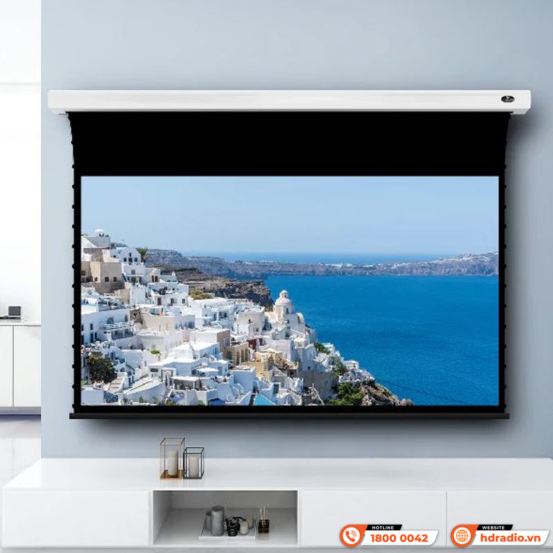 Màn chiếu điện Tab-tensioned Vividstorm VMSLW150H-5