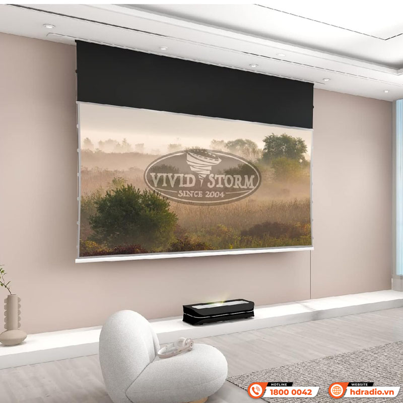 Màn chiếu âm trần quang học Vividstorm VPCLUST120H (120 Inch;16:9) Dùng Cho Máy Chiếu Gần-6
