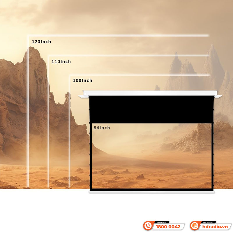 Màn chiếu âm trần Vividstorm VPCLW100H, 100 Inch-4