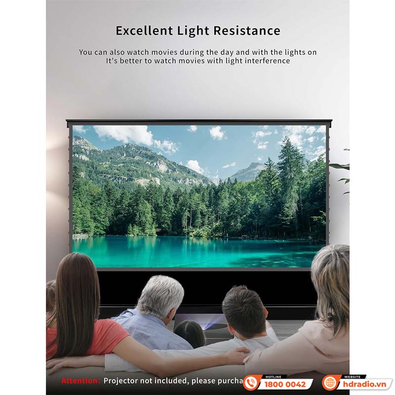Màn chiếu quang học Vividstorm VSDSTUST92H, 92 Inch (Dùng cho máy chiếu gần)-5