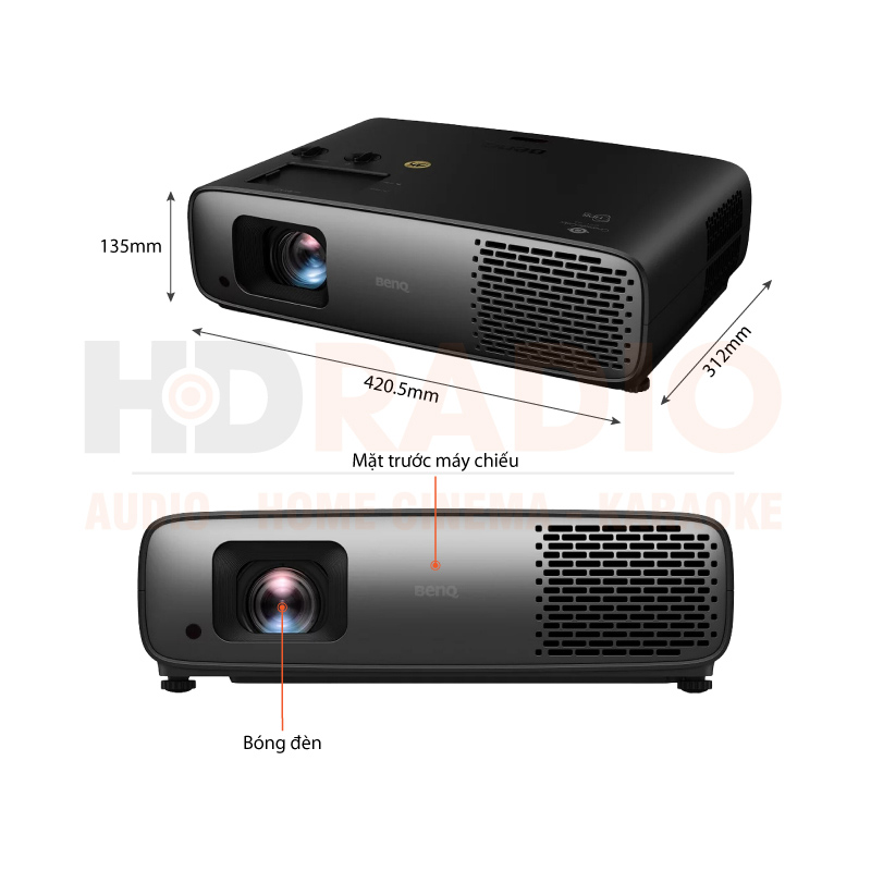 Chú thích Máy chiếu 4K BenQ W4000i