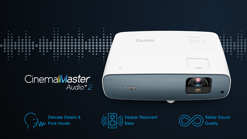 am thanh may chieu 4k benq tk850i