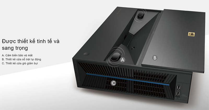 thiet ke may chieu benQ V7050i