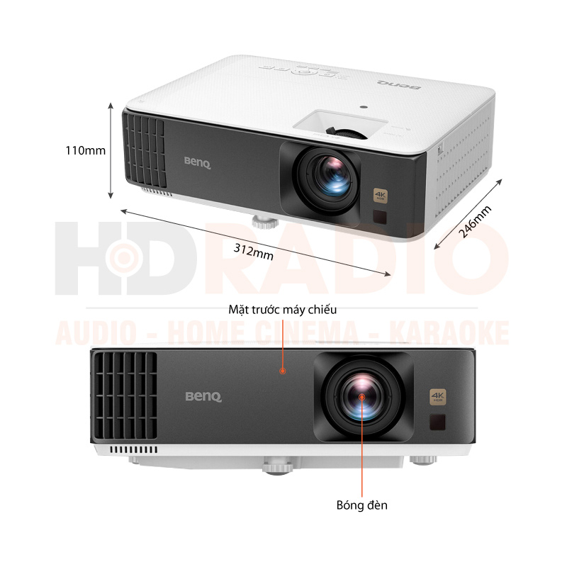 Chú thích Máy chiếu BenQ W1700