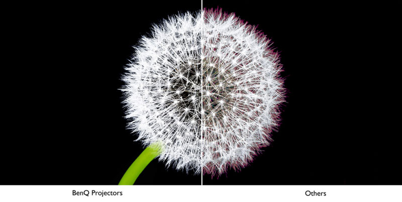 Máy chiếu 4K BenQ W1700 màu sắc chính xác