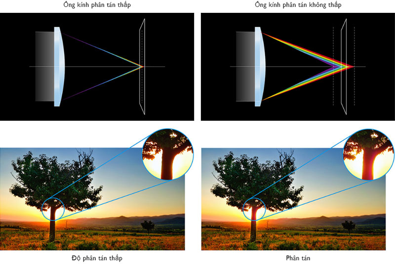 Cấu trúc ống kính quang học 