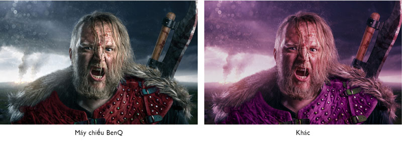 Màu sắc máy chiếu 4K BenQ W1700
