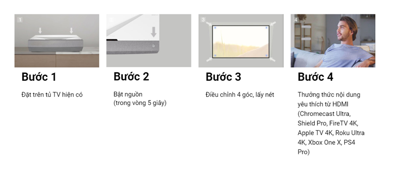 thiet lap cai dat may chieu optoma cinemax p2