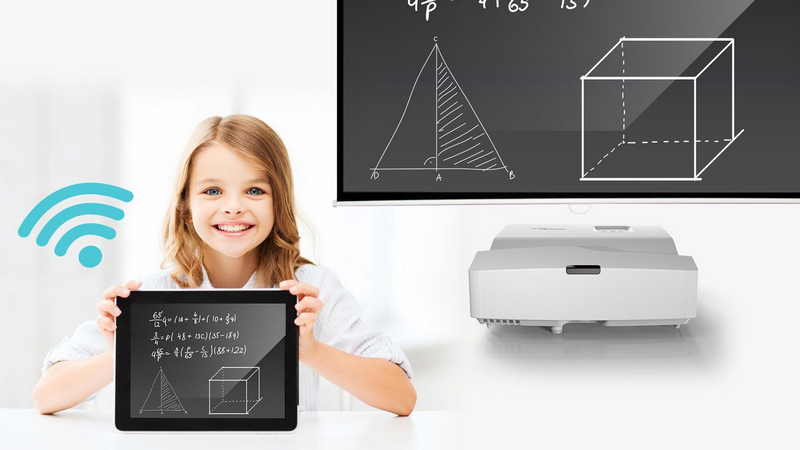 man hinh khong day may chieu optoma hd36ust