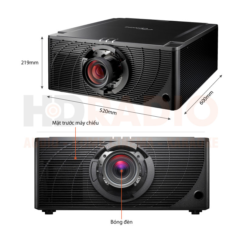 Chú thích Máy chiếu Optoma ZK1050