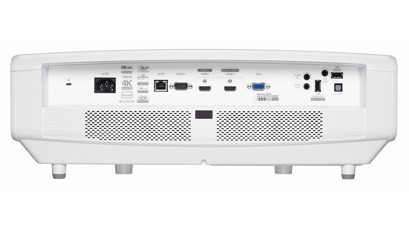 Mặt sau máy chiếu Optoma ZK507
