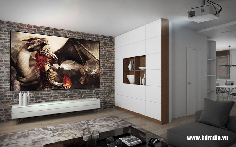 trinh chieu phim anh tren may chieu 4k optoma uhd35+