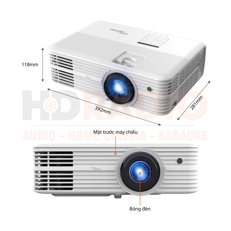 Chú thích Máy chiếu Optoma UHD52ALV