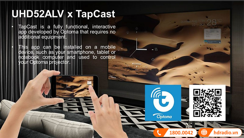 ứng dụng TapCast