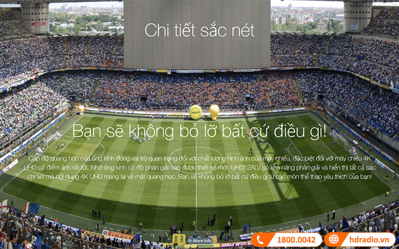 Chi tiết sắc nét