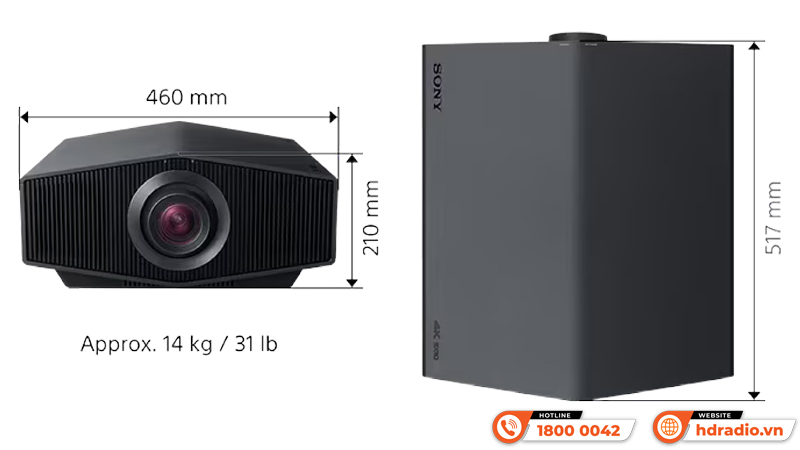 Máy chiếu 4K Sony Bravia 9 VPL-XW8100