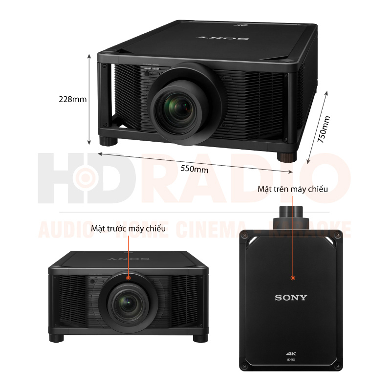 Chú thích Máy chiếu 4K Sony VPL-VW5000ES Chú thích Máy chiếu 4K Sony VPL-VW5000ES
