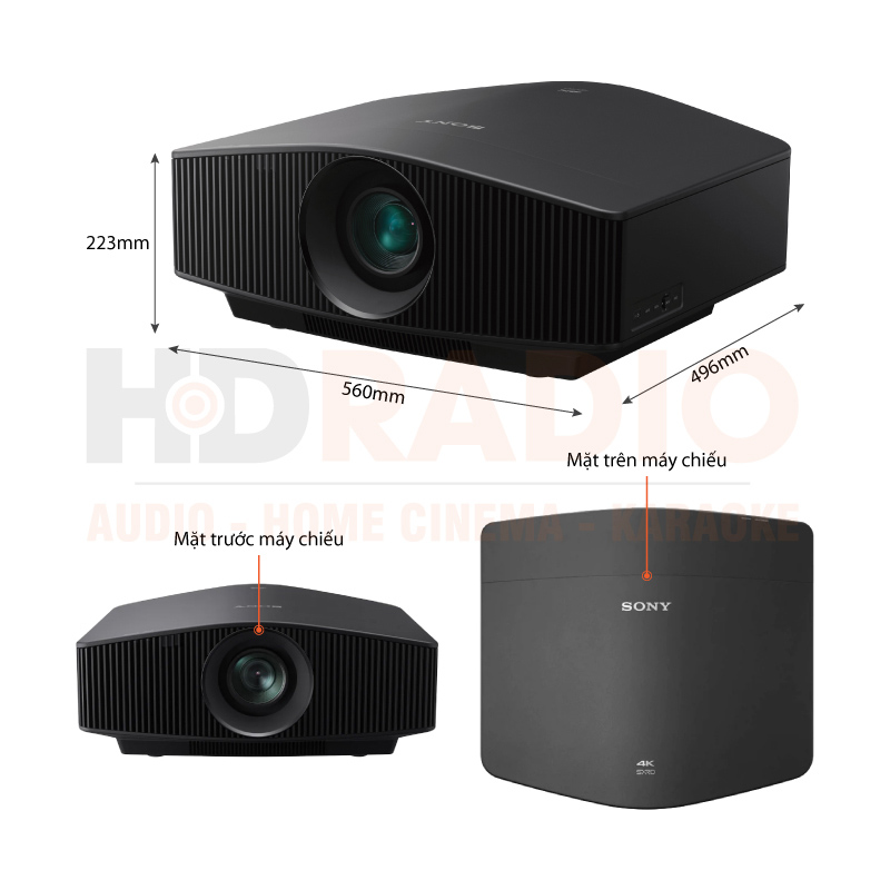 Chú thích Máy chiếu 4K Sony VPL-VW790ES