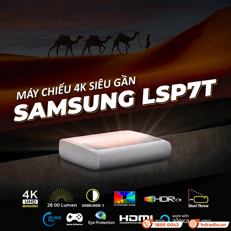 may chieu samsung lsp7t