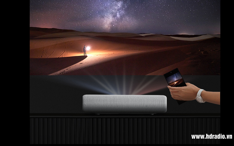 may chieu samsung lsp9t trinh chieu tu dien thoai