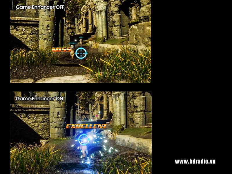 che do game tren may chieu samsung lsp9t