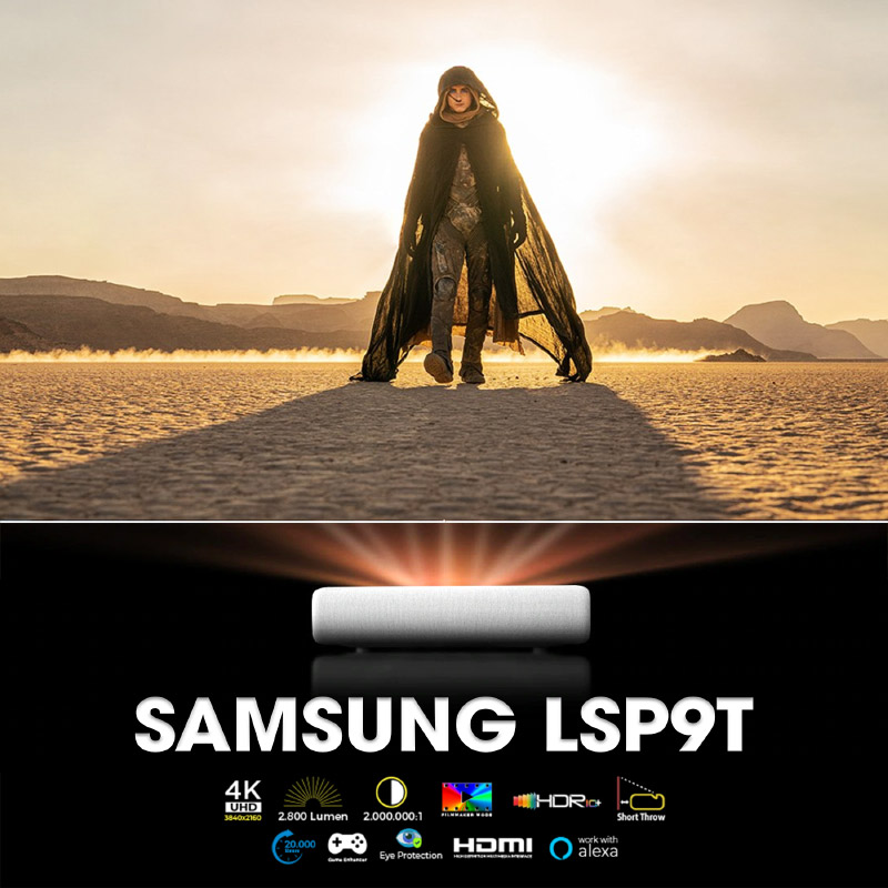 Máy chiếu 4k siêu gần Samsung LSP9T