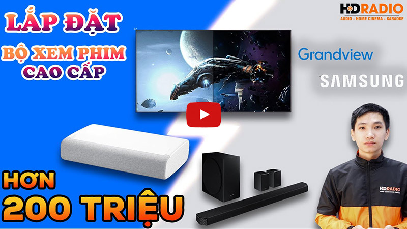 lap dat may chieu sam sung lsp9t