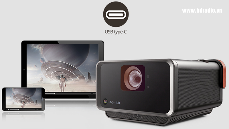 cong usb type C may chieu viewsonic x104k plus