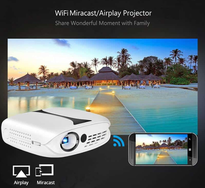 kết nối không dây máy chiếu mini Tyco M15 Wifi