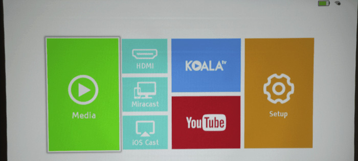 Ứng dụng kết nối với máy chiếu Mini Tyco M15