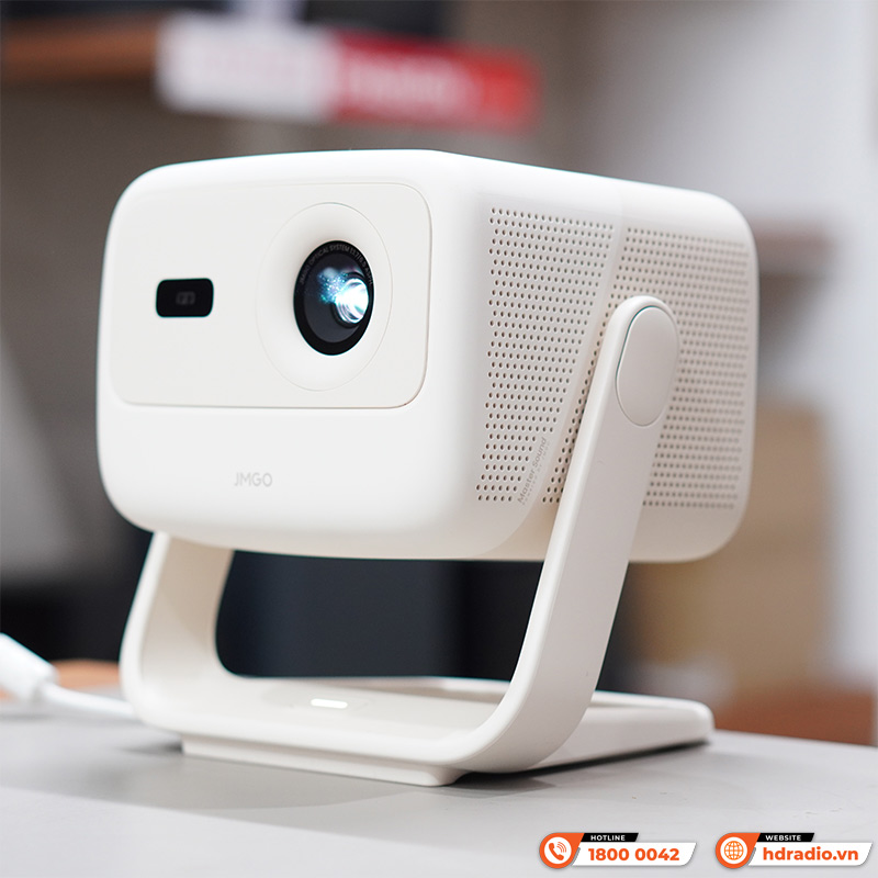 Máy Chiếu Jmgo N1S Nano, 460 ISO Lumens (552 ANSI Lumens), Full HD (1920x1080p) 60-180 inch, Google TV, Android TV 11, Bluetooth, Wifi, HDMI, USB-3