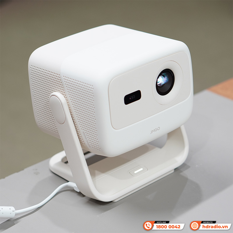 Máy Chiếu Jmgo N1S Nano, 460 ISO Lumens (552 ANSI Lumens), Full HD (1920x1080p) 60-180 inch, Google TV, Android TV 11, Bluetooth, Wifi, HDMI, USB-4