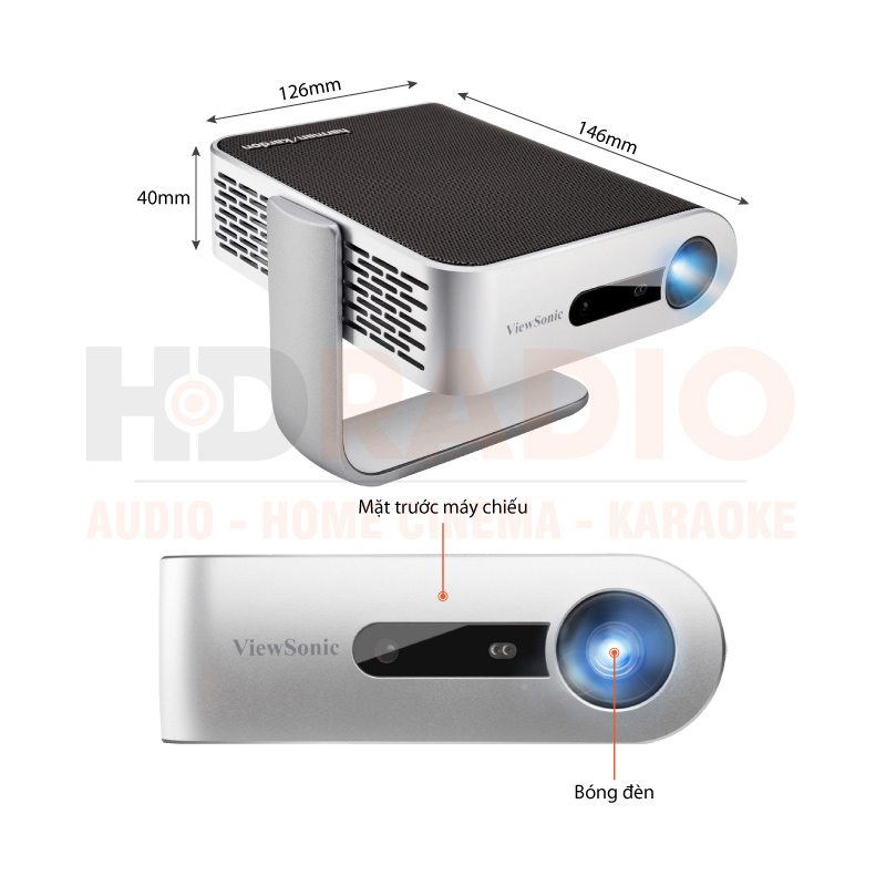 Chú thích Máy chiếu Viewsonic M1+ G2