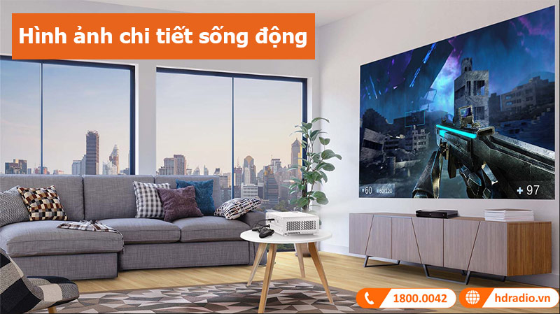 Máy chiếu ViewSonic X2 hình ảnh sống động chi tiết