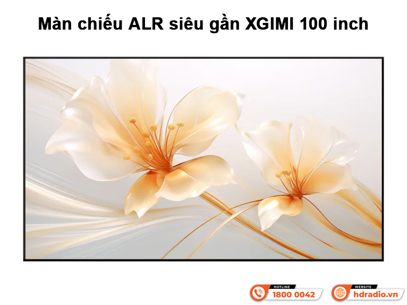 Màn chiếu ALR siêu gần XGIMI 100 inch