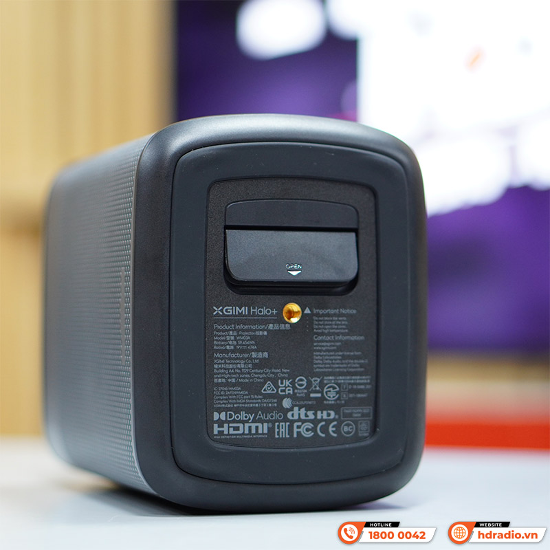 Máy Chiếu XGIMI Halo+ (Plus), Pin 2,5h, 700 ISO Lumens (840 ANSI Lumens), Full HD (1920 x 1080p) 40-200 inch, WiFi, Bluetooth 5.0-9