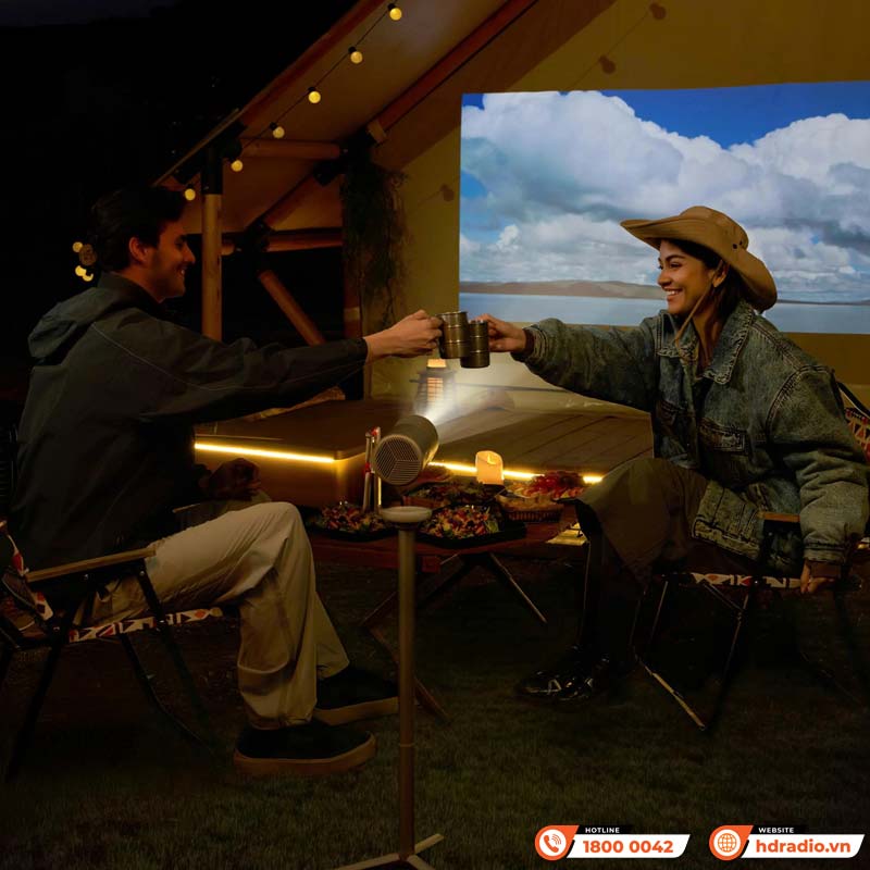 Máy chiếu XGIMI MoGo 4 + chân đế PowerBase