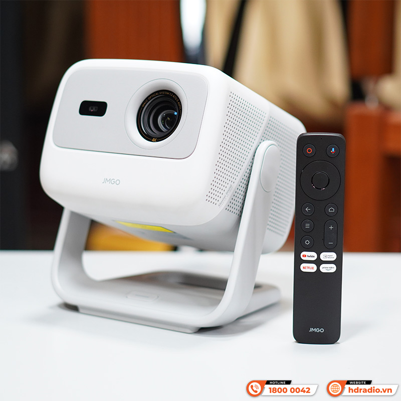 Máy Chiếu Jmgo N1S 4K, 1100 ISO Lumens (1320 ANSI Lumens), 4K (3840x2160p) 60-200 inch, Bluetooth, Wifi-1