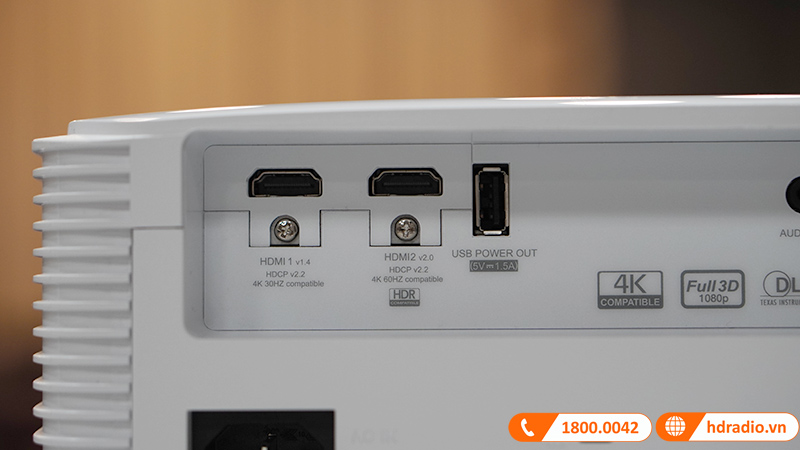 ảnh thực tế máy chiếu Optoma HD30HDR