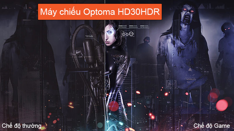 Chế độ chơi game máy chiếu Optoma HD30HDR