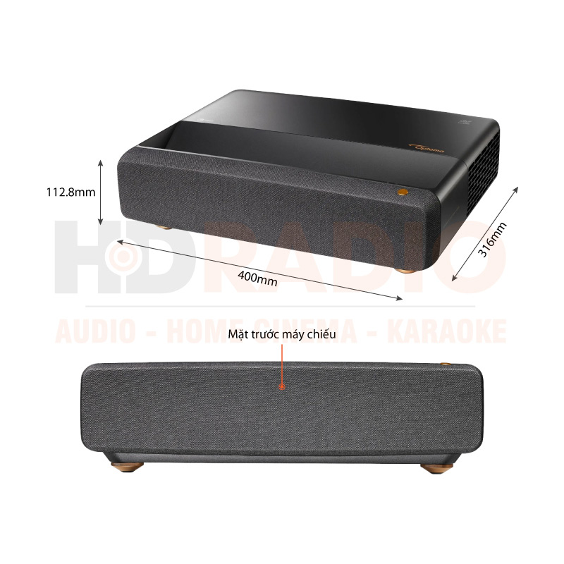 Chú thích Máy chiếu Optoma L1+