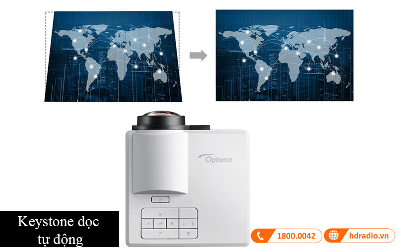 May chieu Optoma ML1050ST plus