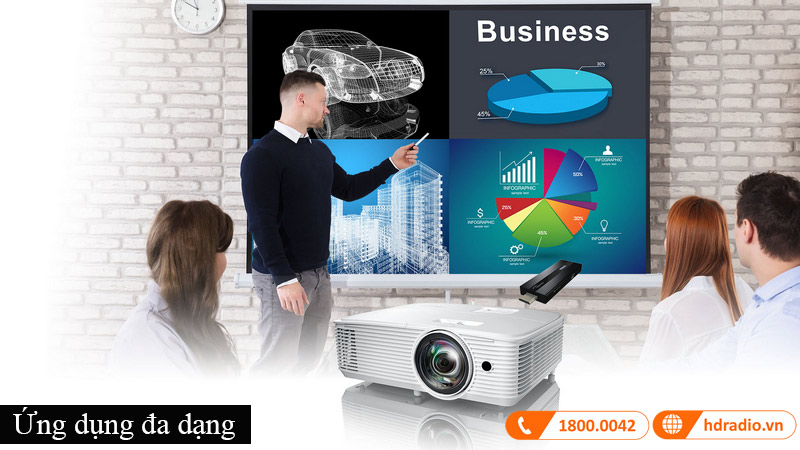 May chieu Optoma W319ST